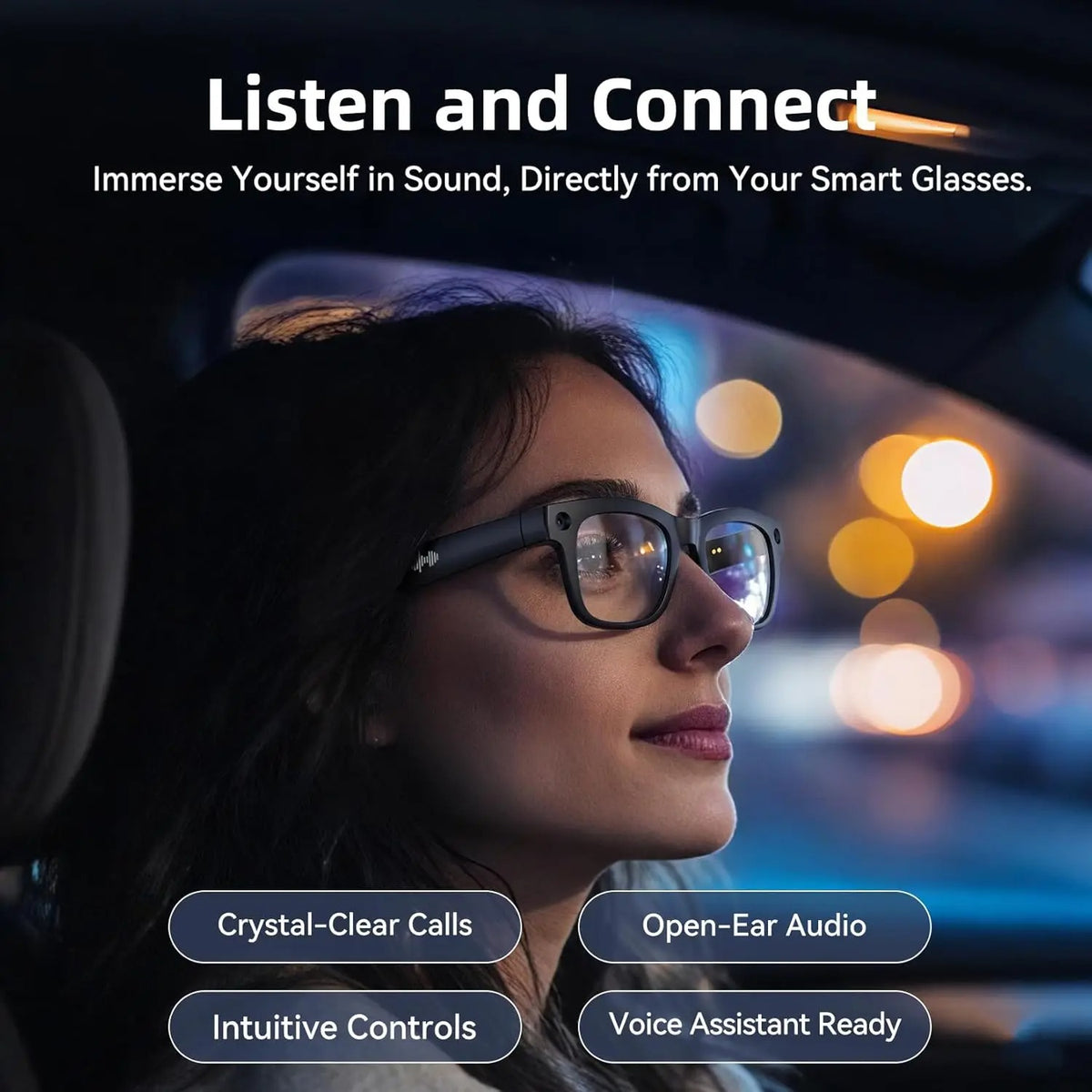 AI Smart Glasses with Camera 4K