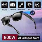 AI Smart Glasses with Camera 4K